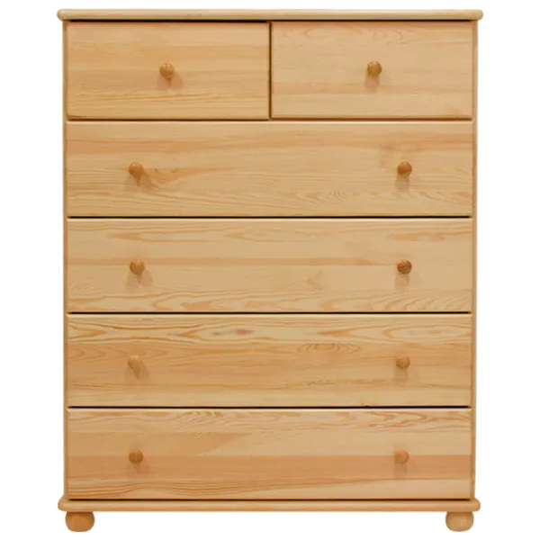 Комод Drewmax KD113 122 x 100 x 47см / Дерево / Разноцветный photo 1