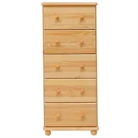 Комод Drewmax KD115 122 x 55 x 47см / Дерево / Разноцветный