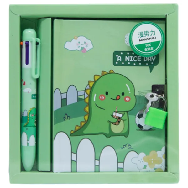 Carnet de notițe New World Dino Green / A6 photo 1