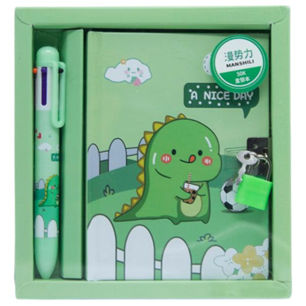 Carnet de notițe New World Dino Green / A6 photo 1