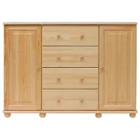 Комод Drewmax KD120 100 x 138 x 47см / Дерево / Разноцветный