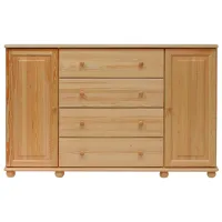 Комод Drewmax KD123 100 x 156 x 47см / Дерево / Разноцветный