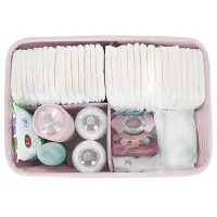 Organizator pentru scutece Kikka Boo Bear With Me Pink photo 2