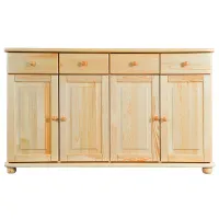 Комод Drewmax KD165 92 x 165 x 42см / Дерево / Разноцветный