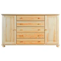 Comodă Drewmax KD164 92 x 165 x 42 / Lemn / Multicolor