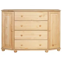 Комод Drewmax KD132 100 x 140 x 47см / Дерево / Разноцветный