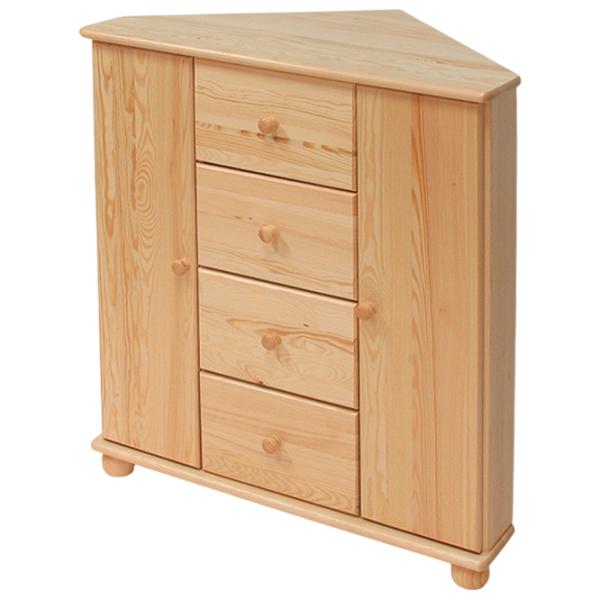 Комод Drewmax KD134 100 x 90 x 74см / Дерево / Разноцветный photo 1