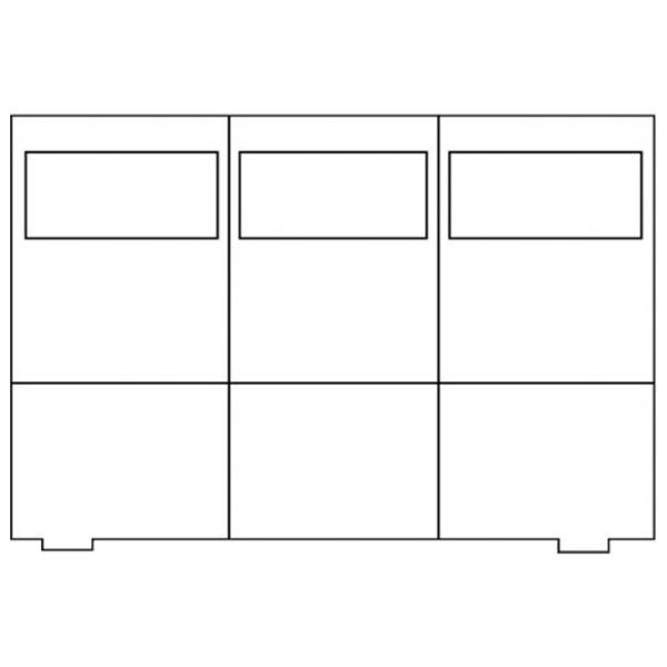 Комод Drewmax KD138 76 x 125 x 42см / Дерево / Разноцветный photo 2