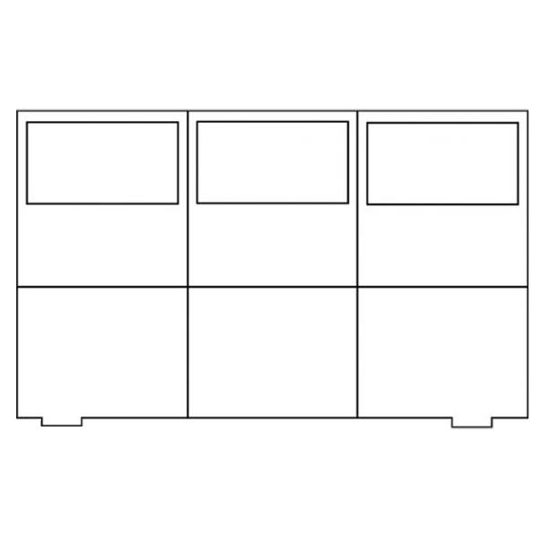 Комод Drewmax KD143 92 x 125 x 42см / Дерево / Разноцветный photo 2 Комод Drewmax KD143 92 x 125 x 42см / Дерево / Разноцветный photo 2