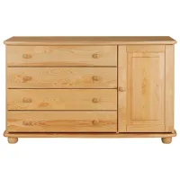 Comodă Drewmax KD148 76 x 125 x 42 / Lemn / Multicolor