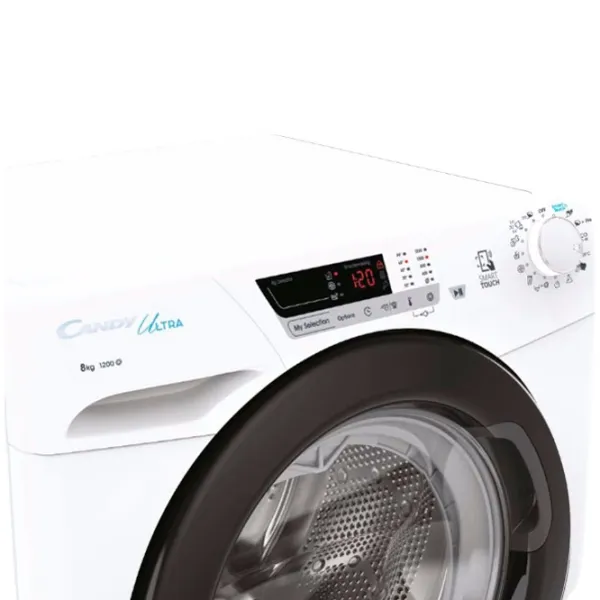 Mașină de spălat Candy HCU1282DWB4/1-S 8 kg / 1200 rpm / White photo 4
