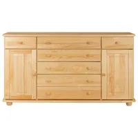 Comodă Drewmax KD150 92 x 165 x 42 / Lemn / Multicolor