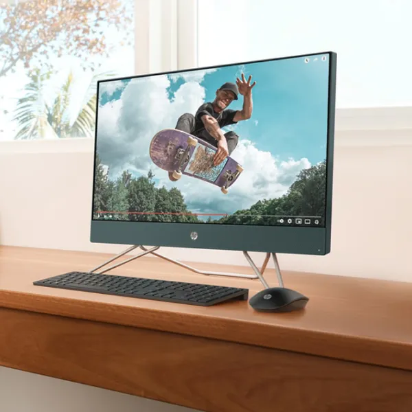 All-in-One PC HP AIO 23.8" Full HD Core i3/ 24-cb1001ci/ 8 GB/ 512 GB/ Black photo 7