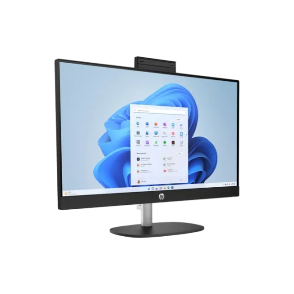 All-in-One PC HP AIO 23.8" Full HD Core i3/ 24-cr0051ci/ 8 GB/ 512 GB/ Black photo 2