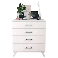 Комод Nex Home 27-02-01 86.4 x 76 x 44.2см / ДСП / Белый