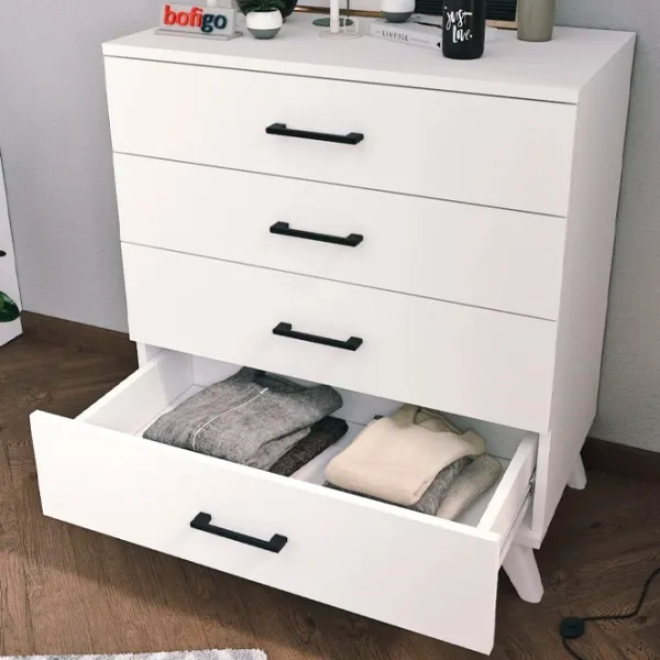 Comodă Nex Home 27-02-01 86.4 x 76 x 44.2 / PAL / Alb photo 4