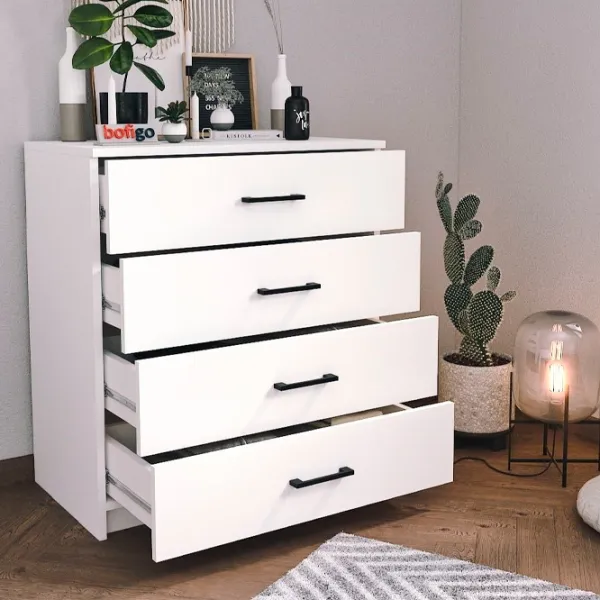 Comodă Nex Home 27-01-01 85 x 76 x 44.2 / PAL / Alb photo 3