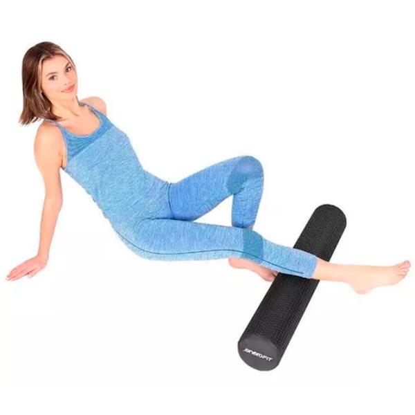 Валик для массажа Enero Yoga Roller Черный / ЭВА photo 2
