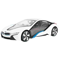 Машинка Rastar BMW i8 50536 10 км/ч / 2.4 ГГц / Черный Белый