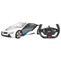 Mașină Rastar BMW i8 50536 10 km/h / 2.4 GHz / Black White photo 2