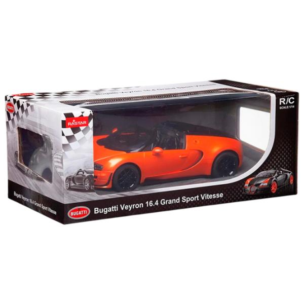 Mașină Rastar Bugatti Grand Sport Vitesse 58201 9 km/h / / Black Orange photo 6 Mașină Rastar Bugatti Grand Sport Vitesse 58201 9 km/h / / Black Orange photo 6
