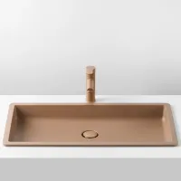 Lavoar Aquatoria MB-L-0105 Dreptunghiulară / Încastrabil / Bronze photo 3