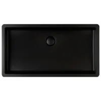 Умывальник Aquatoria MB-L-0106 Прямоугольная / Врезной / Черный