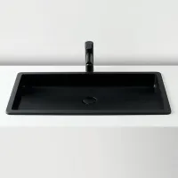 Lavoar Aquatoria MB-L-0106 Dreptunghiulară / Încastrabil / Black photo 2