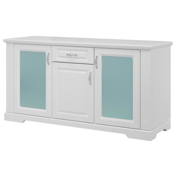 Comodă Alfa Mobila Alexandria  80 x 150 x 50 / MDF / White wood photo 1