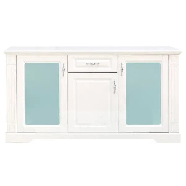 Comodă Alfa Mobila Alexandria  80 x 150 x 50 / MDF / White wood photo 2