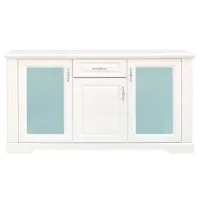 Comodă Alfa Mobila Alexandria 80 x 150 x 50 / MDF / White wood photo 2