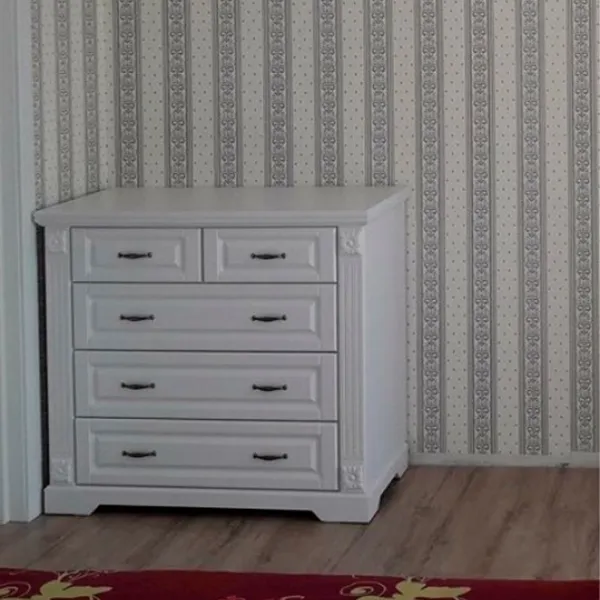 Comodă Alfa Mobila Perla 90 x 107 x 50 / MDF / White wood photo 2