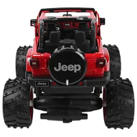 Mașină Rastar JEEP Wrangler JL with Big foot design 27066 8 km/h / 2.4 GHz / Black Red photo 6