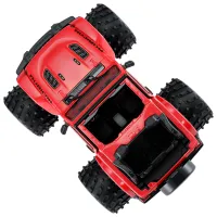Mașină Rastar JEEP Wrangler JL with Big foot design 27066 8 km/h / 2.4 GHz / Black Red photo 8