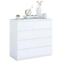 Комод KLEN Catrine  86 x 90.2 x 45см / Дерево / Белый