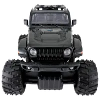 Mașină Rastar JEEP Wrangler JL with Big foot design 27067 8 km/h / 2.4 GHz / Gray Black photo 4