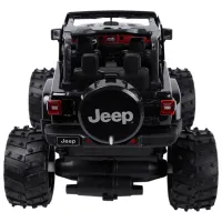 Mașină Rastar JEEP Wrangler JL with Big foot design 27067 8 km/h / 2.4 GHz / Gray Black photo 8