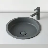Lavoar Aquatoria MB-L-0119 Rotundă / Încastrabil / Gray photo 2