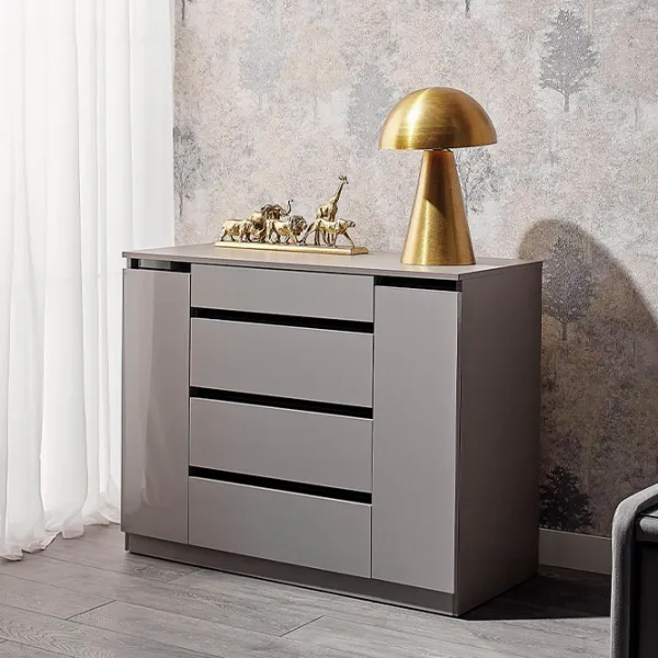 Комод Ambianta Space 87.3 x 110.2 x 48см / ДСП / Серый  photo 3 Комод Ambianta Space 87.3 x 110.2 x 48см / ДСП / Серый  photo 3