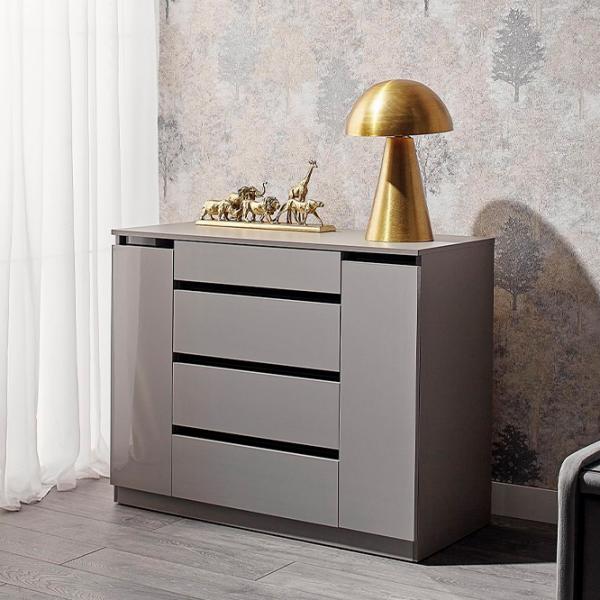 Комод Ambianta Space 87.3 x 110.2 x 48см / ДСП / Серый  photo 3 Комод Ambianta Space 87.3 x 110.2 x 48см / ДСП / Серый  photo 3