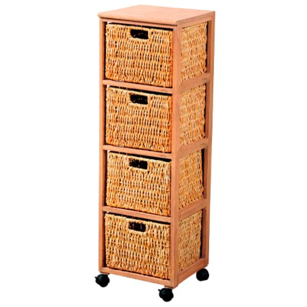 Comodă Kesper Wood 84 x 34 x 33 / Lemn / Maro photo 1