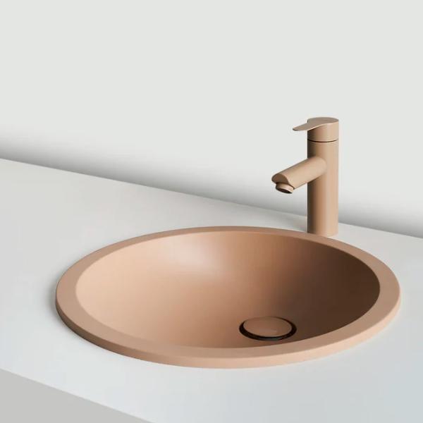 Умывальник Aquatoria MB-L-0122 Круглая / Врезной / Бронзовый photo 2