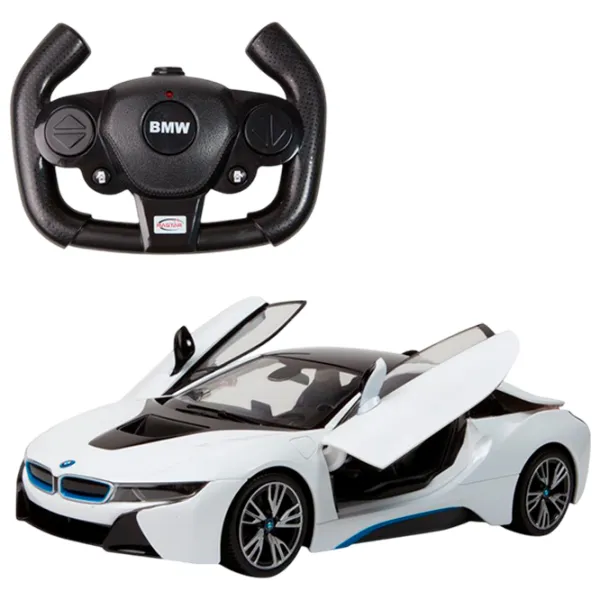Машинка Rastar BMW i8 58386  / 2.4 ГГц / Черный Белый photo 7 Машинка Rastar BMW i8 58386  / 2.4 ГГц / Черный Белый photo 7
