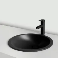 Lavoar Aquatoria MB-L-0126 Rotundă / Încastrabil / Black photo 2