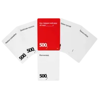Joc de masă Kosmodrom Extension 500 Evil Cards 18+/ Pentru petreceri photo 2
