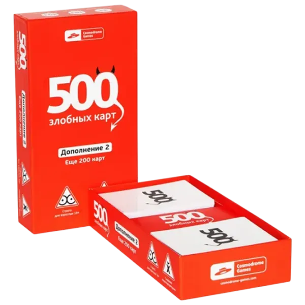 Настольная игра Kosmodrom Extension 500 Evil Cards 18+/ Для вечеринок photo 2