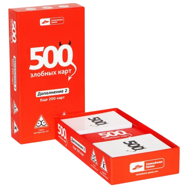 Настольная игра Kosmodrom Extension 500 Evil Cards 18+/ Для вечеринок photo 2