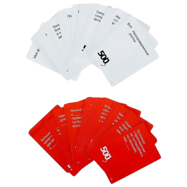 Настольная игра Kosmodrom Extension 500 Evil Cards 18+/ Для вечеринок photo 2
