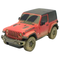Mașină Rastar JEEP Wrangler JL 50624 8 km/h / 2.4 GHz / Gray Mud