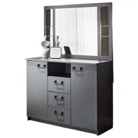 Комод Ambianta Rio 80 x 102.2 x 40см / ЛДСП / Графитовый